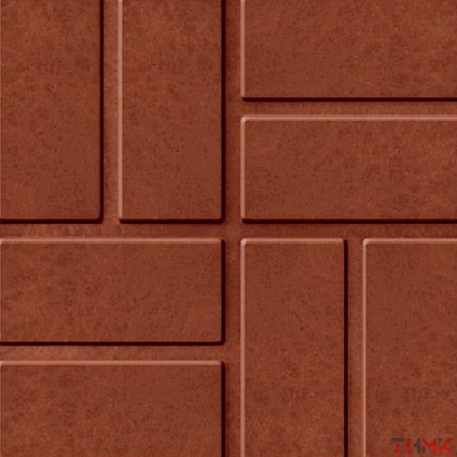 Плитка тротуарная полимерпесчаная коричневая 250х250х20 мм